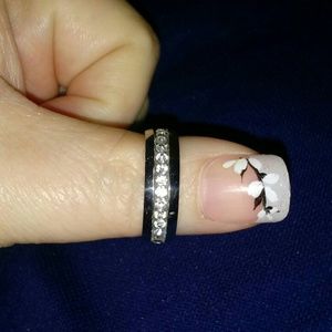 Stainless Steel Band Style Ring